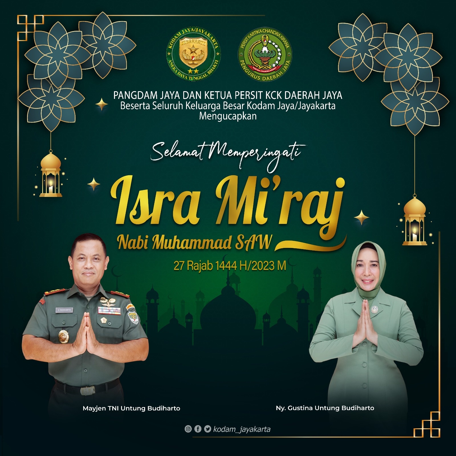 Selamat Memperingati Isra Mi'raj Nabi Muhammad SAW 27 Rajab 1444 H/2023 M