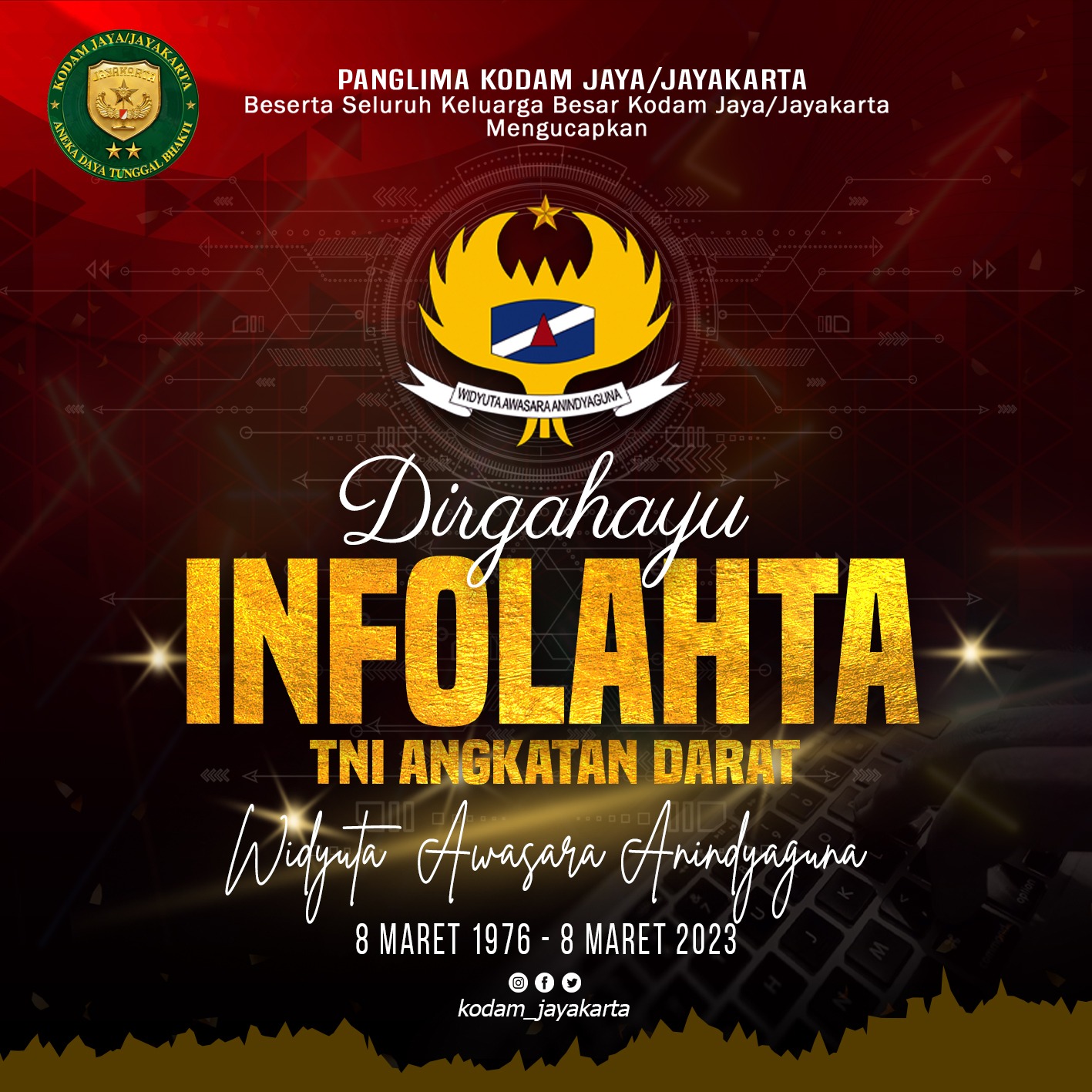 DIRGAHAYU INFOLAHTA TNI ANGKATAN DARAT 