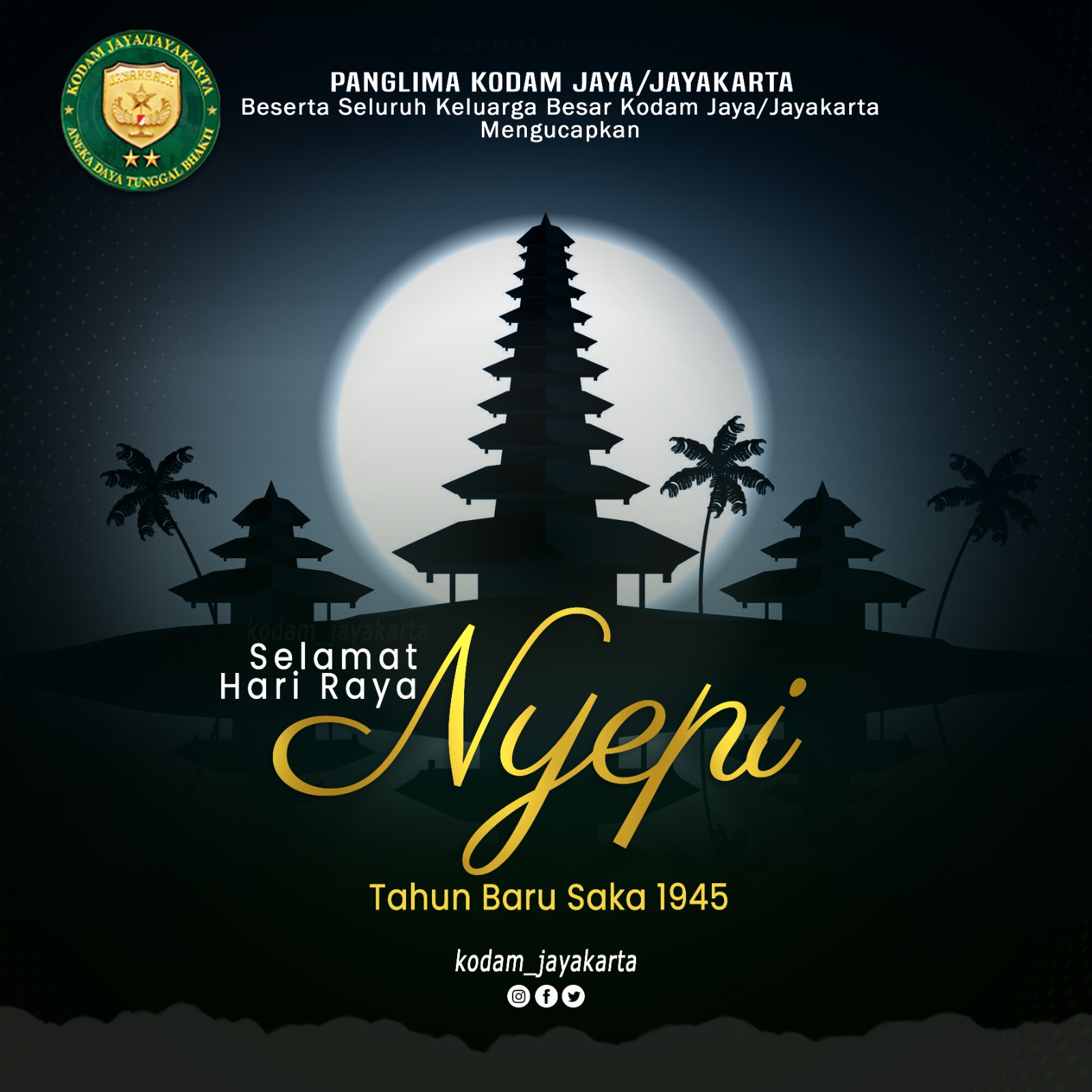 Selamat Hari Raya Nyepi Tahun Baru Saka 1945
