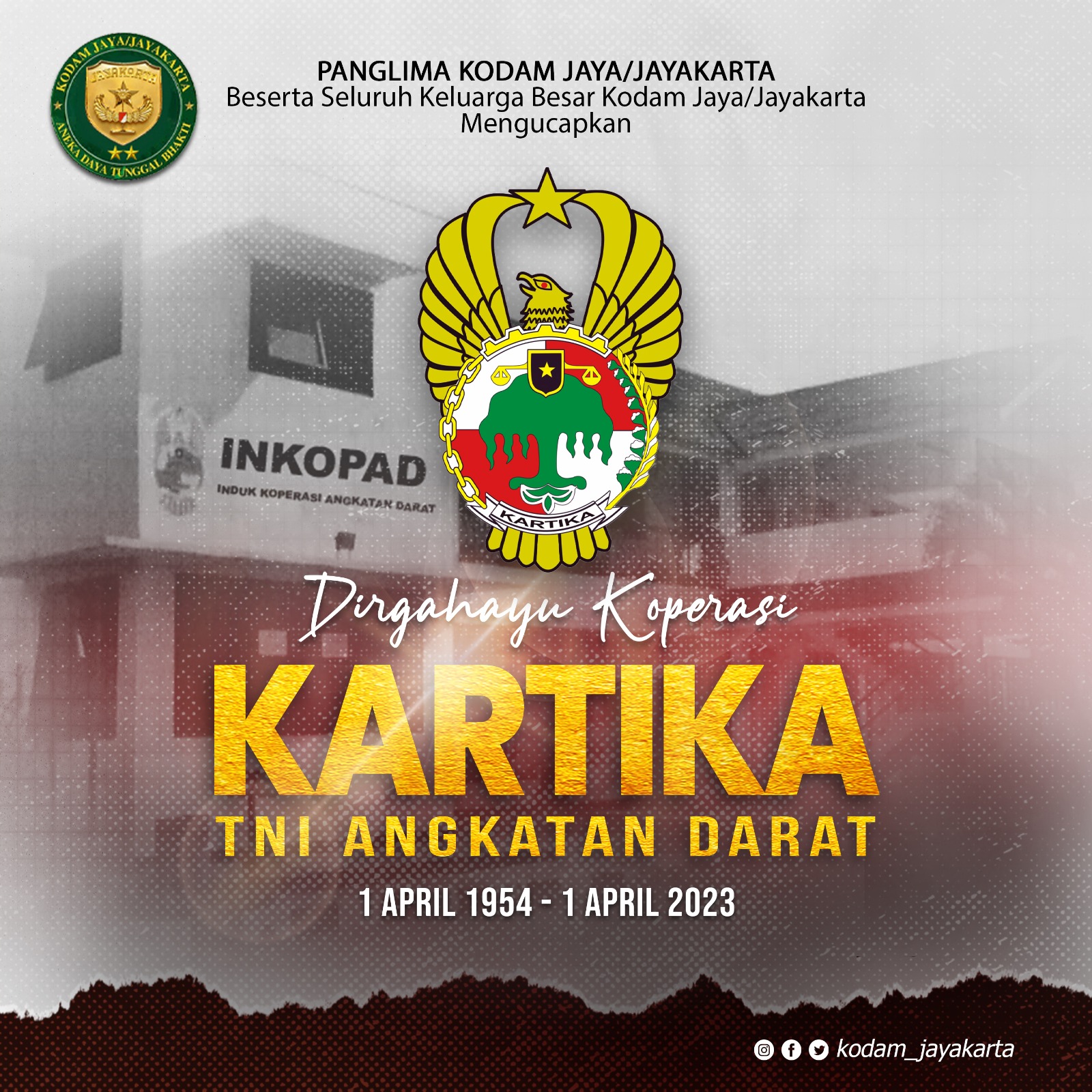 Dirgahayu Koperasi Kartika TNI Angkatan Darat