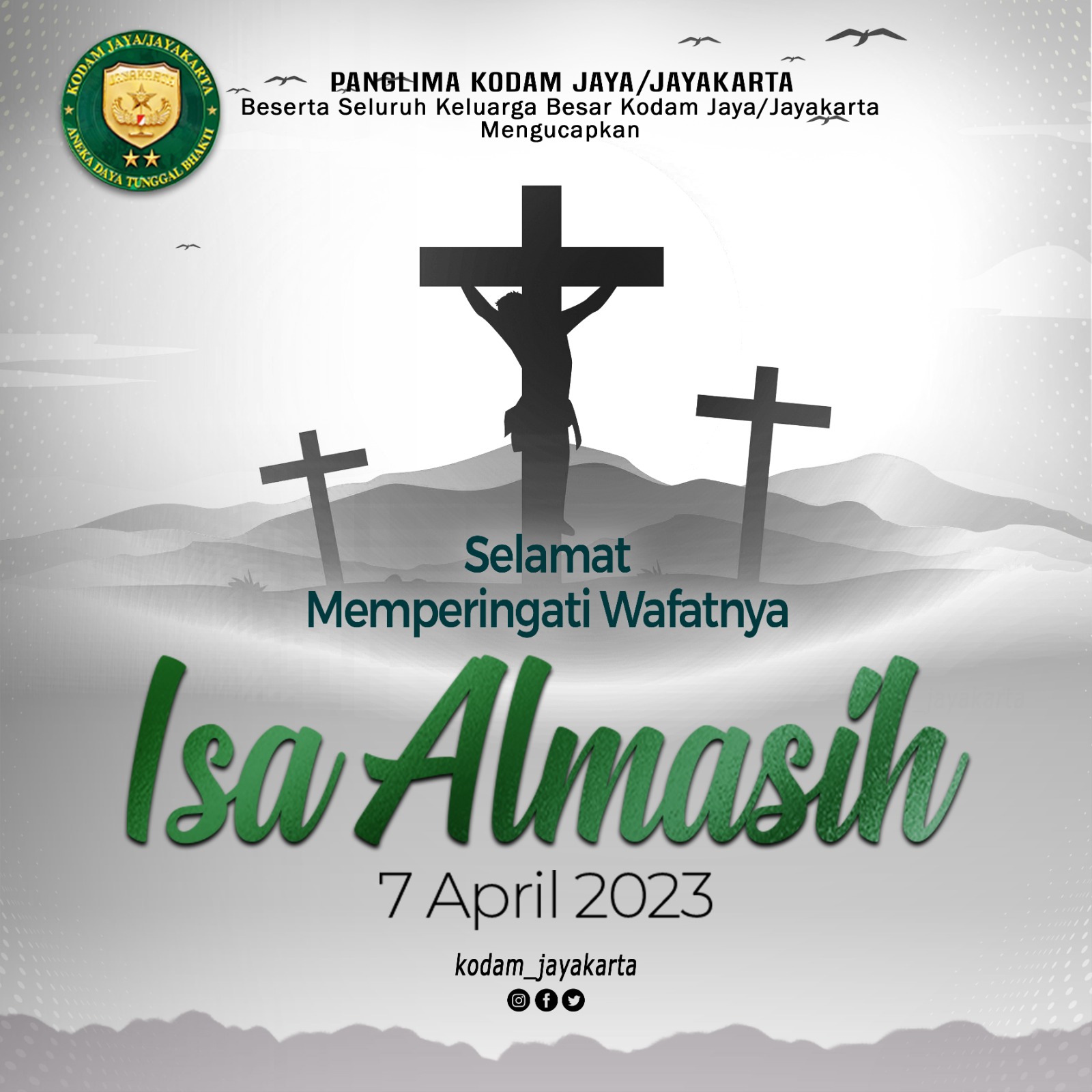Selamat Memperingati Wafatnya Isa Almasih