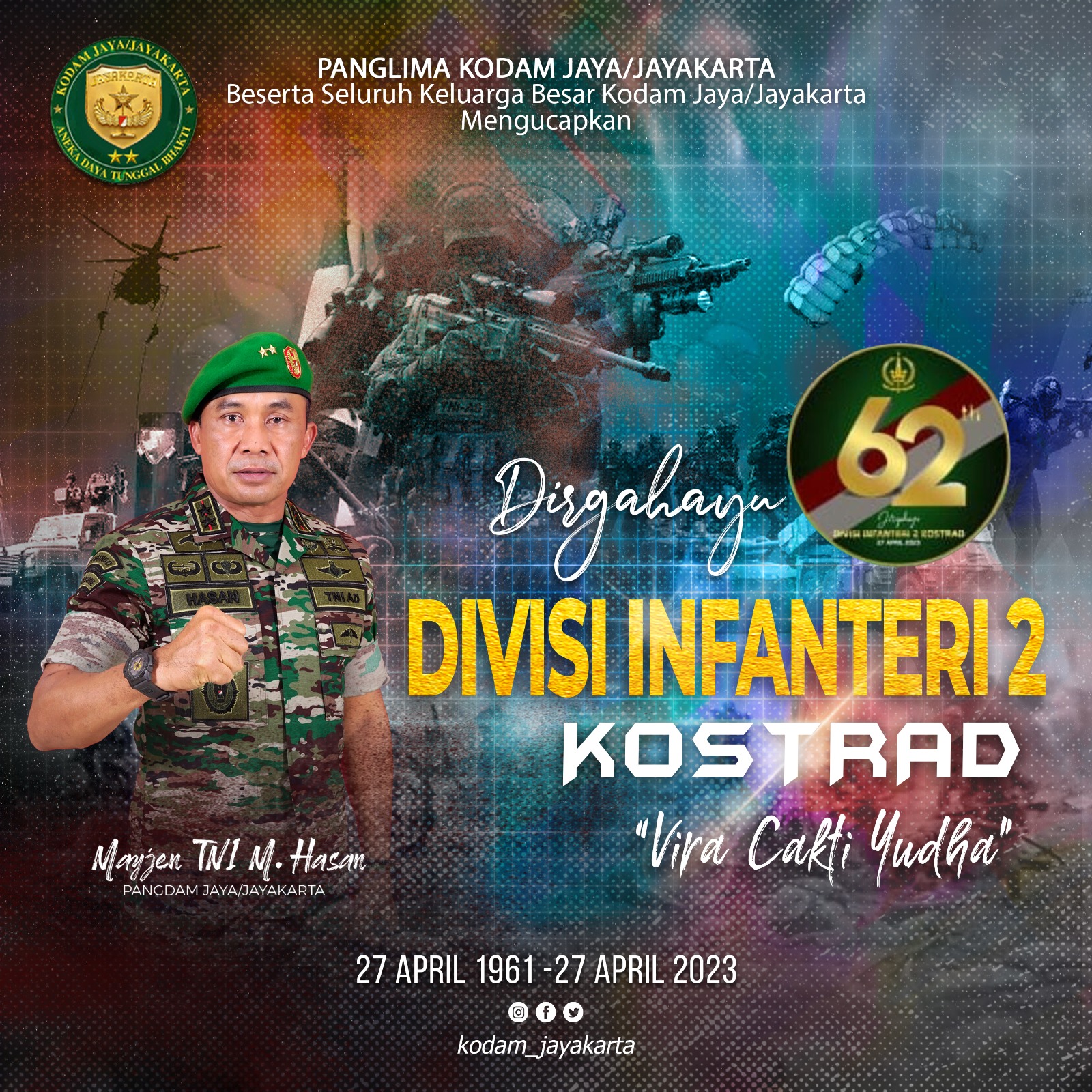 Dirgahayu ke-62 Tahun Divisi Infanteri 2 Kostrad