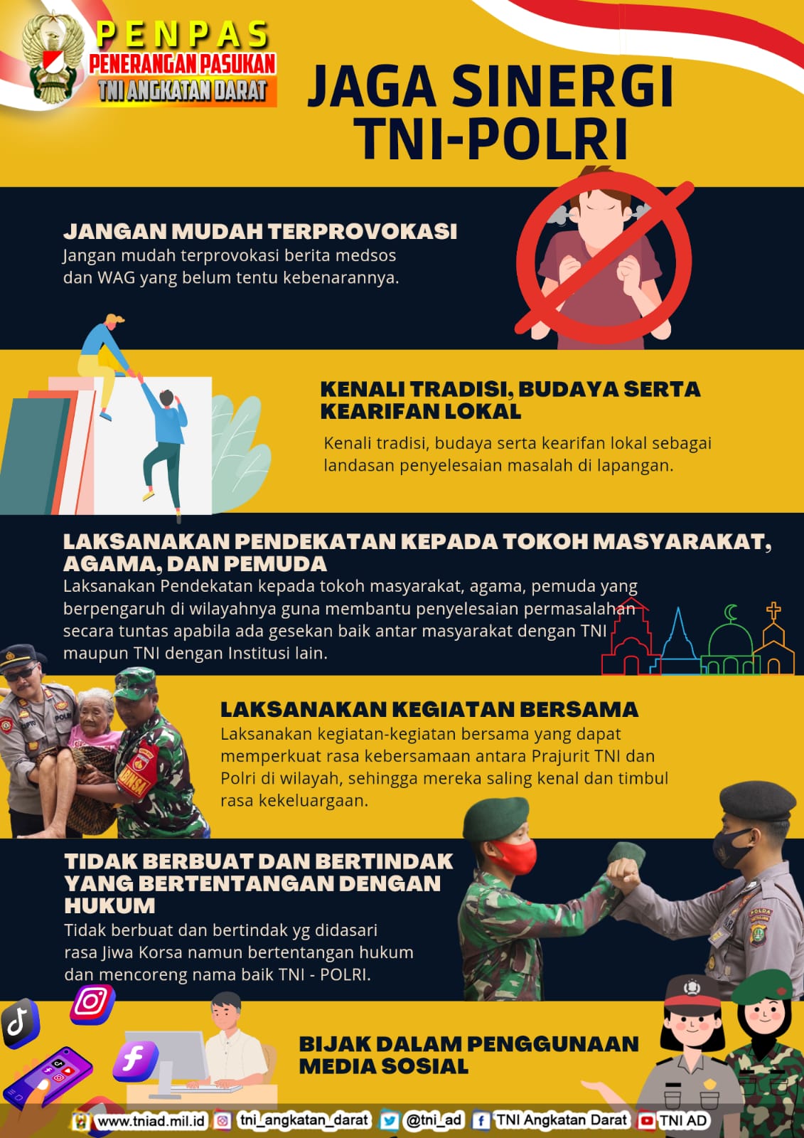 JAGA SINERGI TNI-POLRI