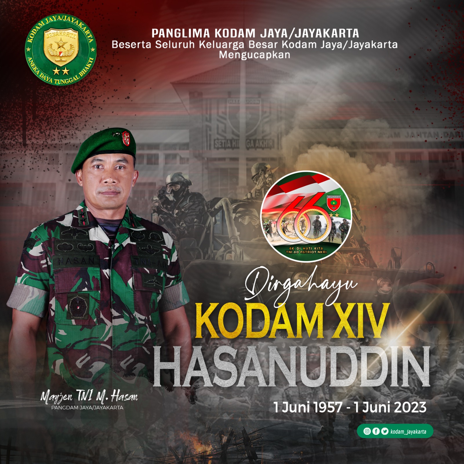 Dirgahayu Kodam XIV/Hasanuddin