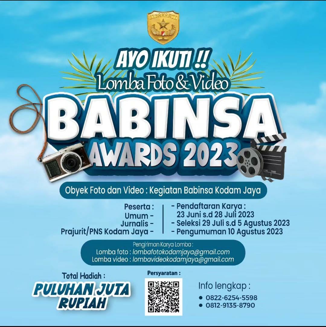 Ayo Ikuti !! Lomba Foto & Video Babinsa Awards 2023