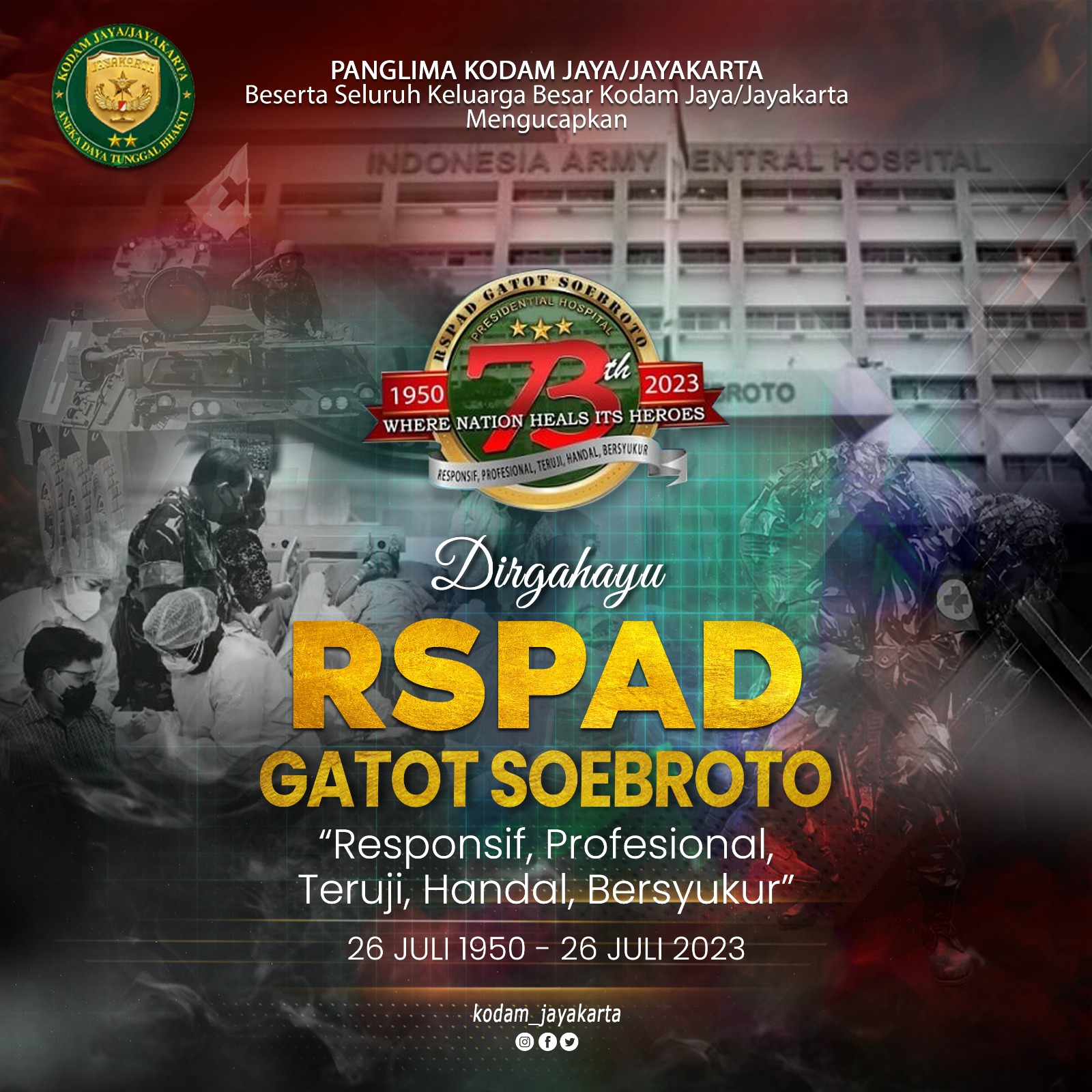Dirgahayu RSPAD Gatot Soebroto