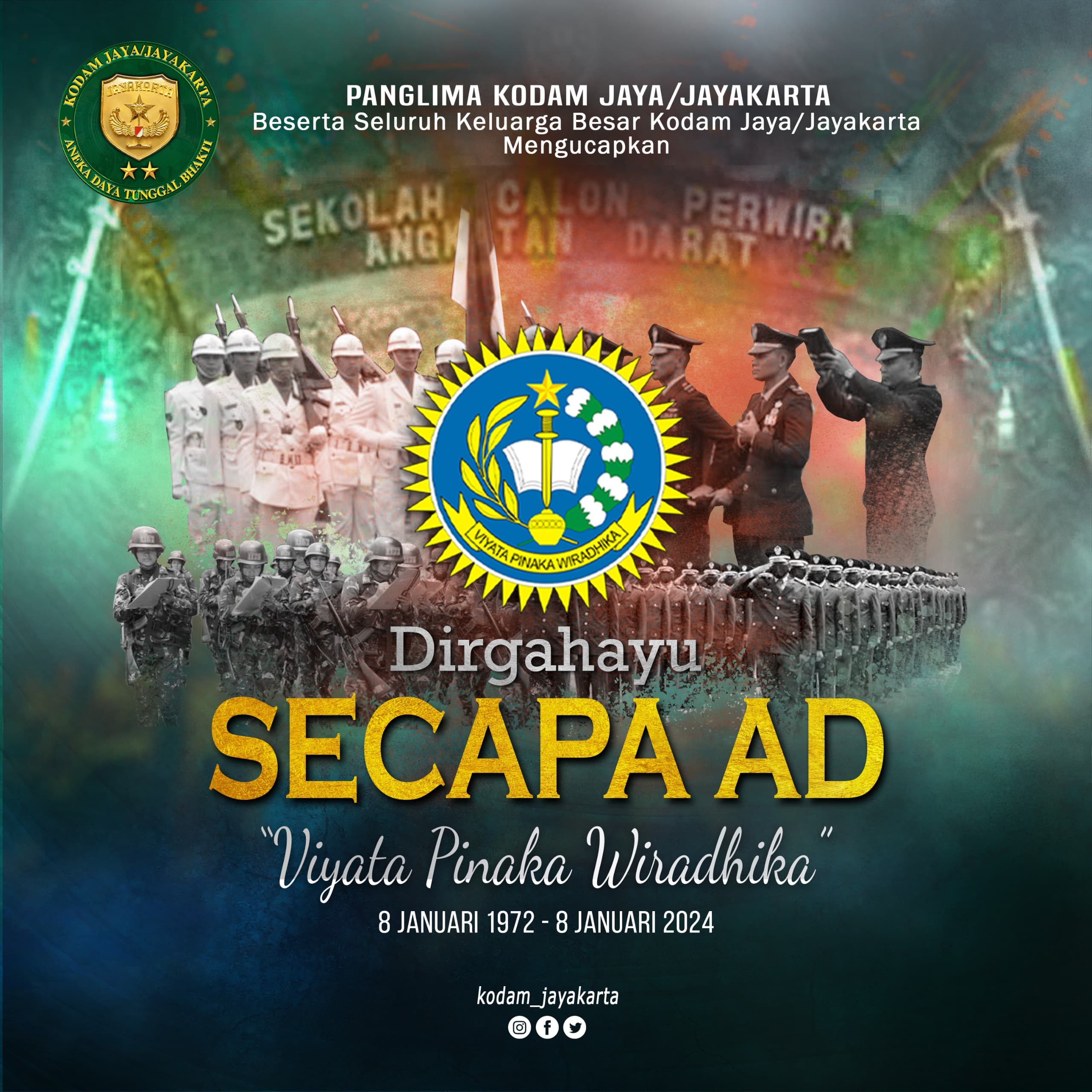Dirgahayu Secapa Angkatan Darat