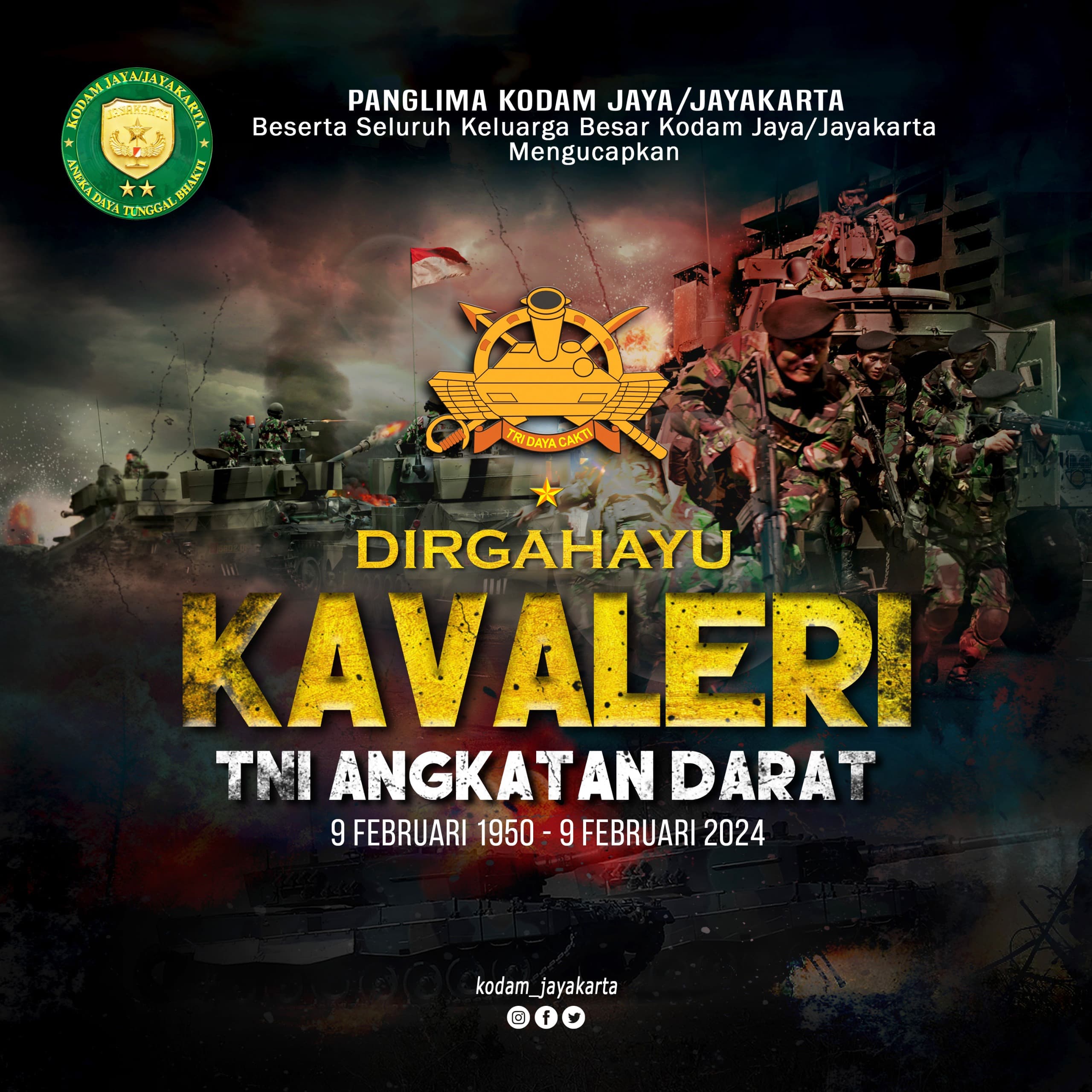 Dirgahayu Kavaleri TNI Angkatan Darat