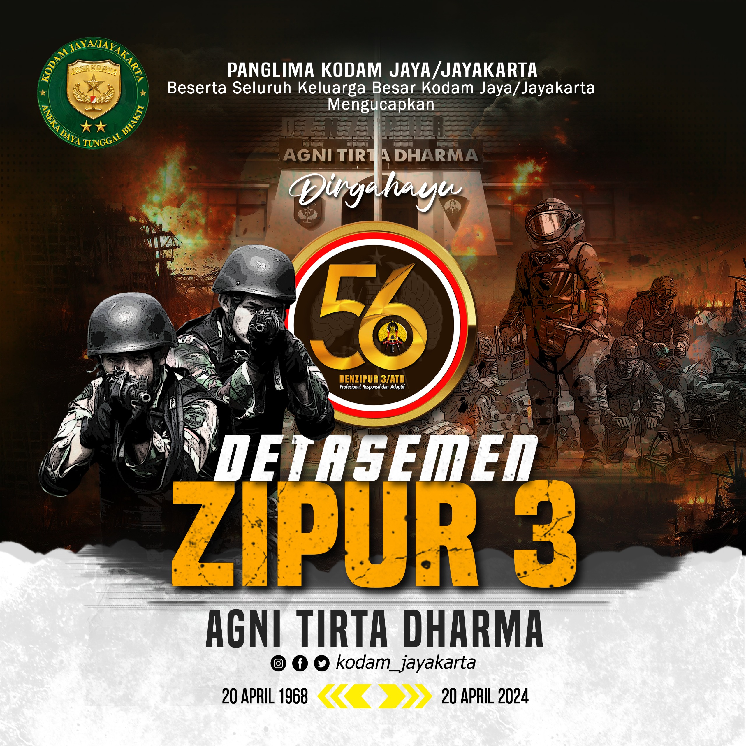 Dirgahayu Denzipur 3/ATD