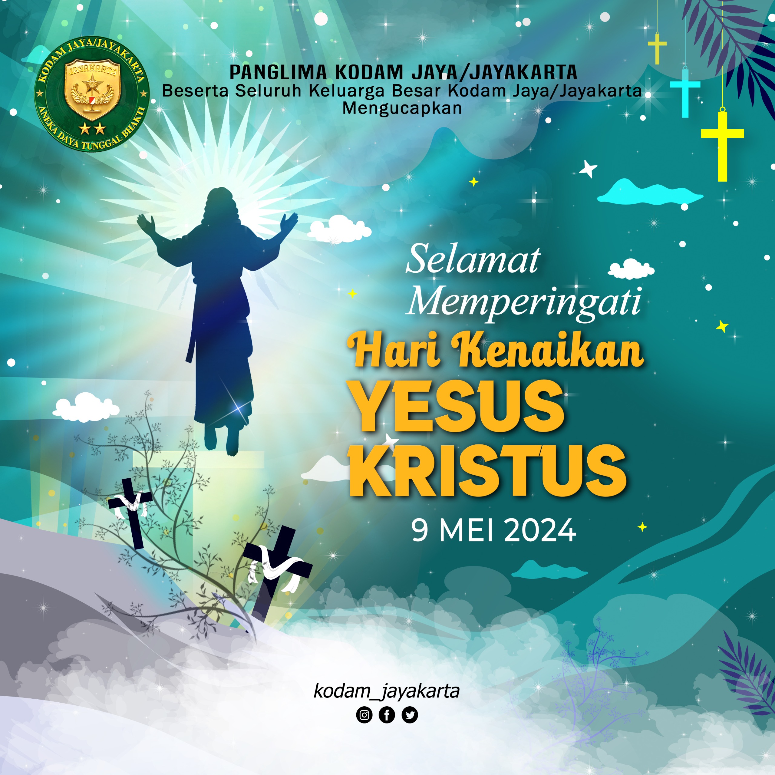 Selamat Hari Kenaikan Yesus Kristus 