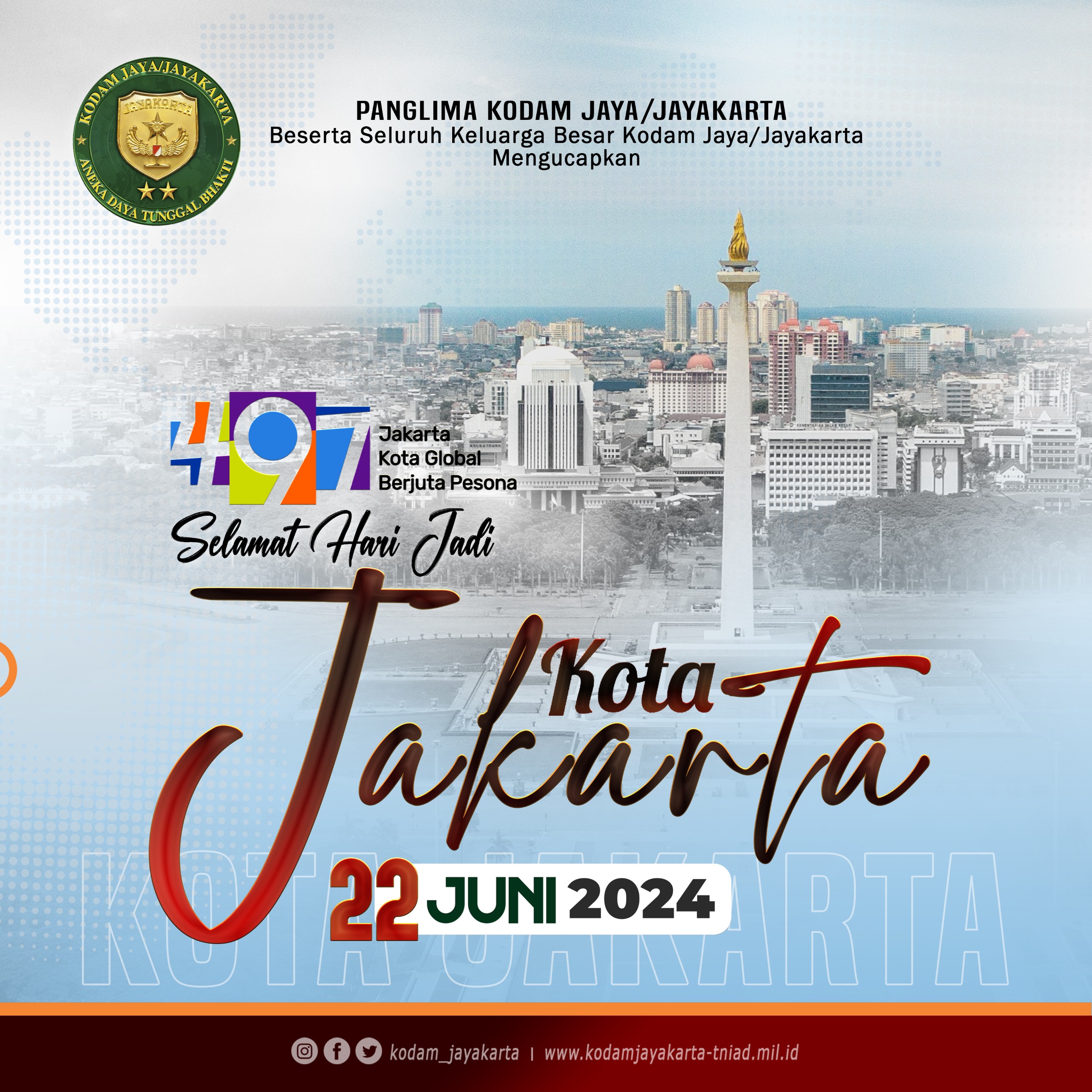 Selamat Hari Jadi Kota Jakarta