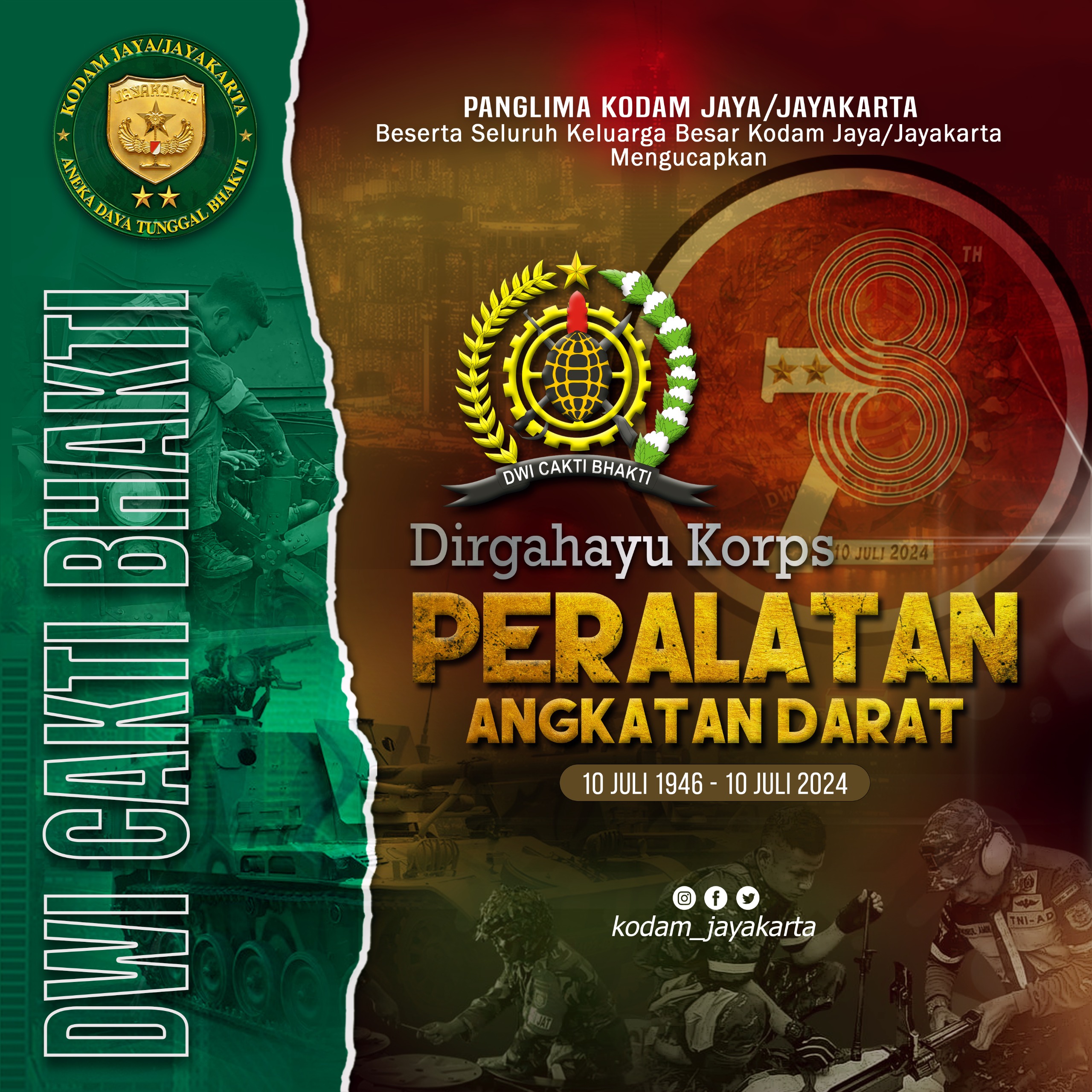 Dirgahayu Korps Peralatan TNI Angkatan Darat