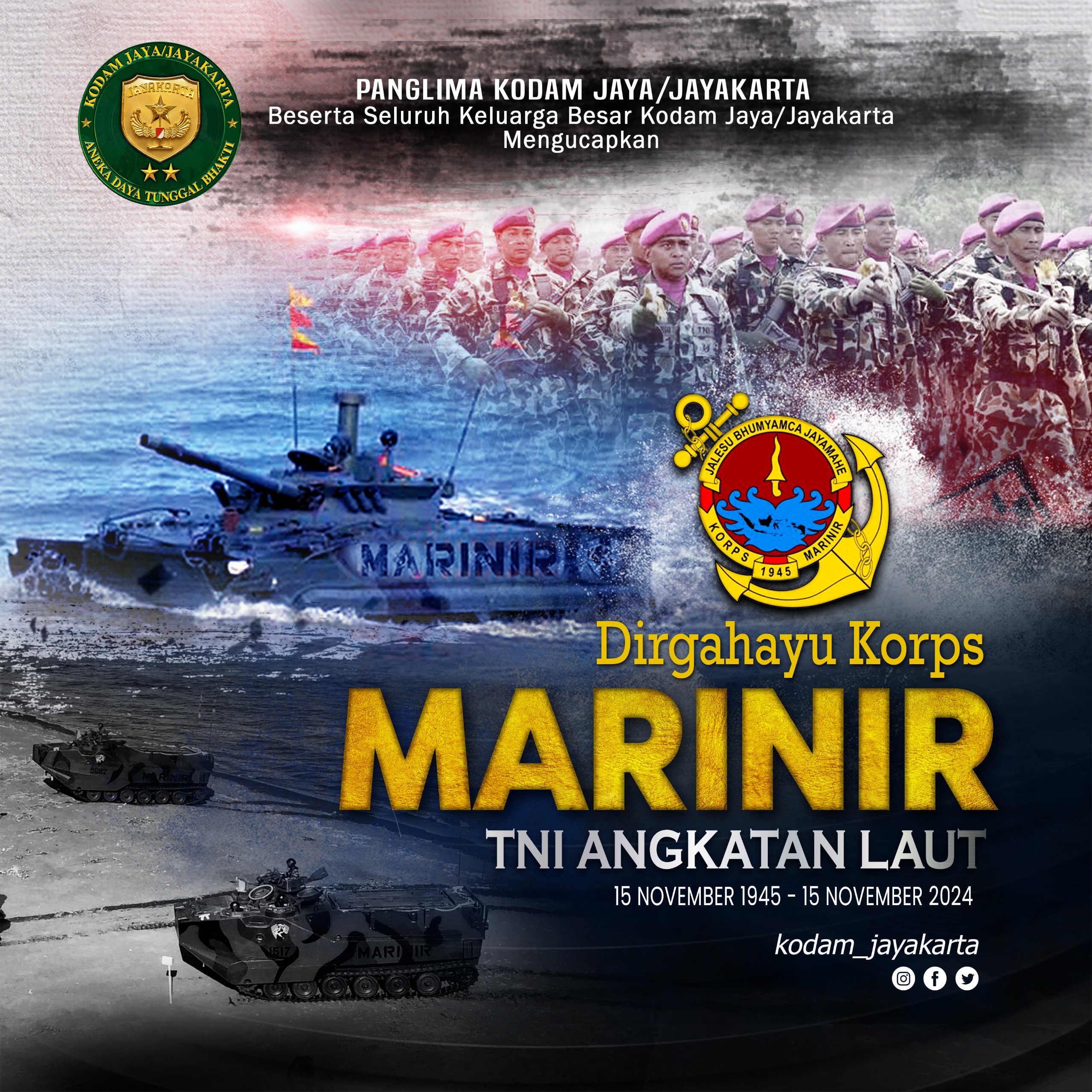 Dirgahayu Korps Marinir TNI Angkatan Laut