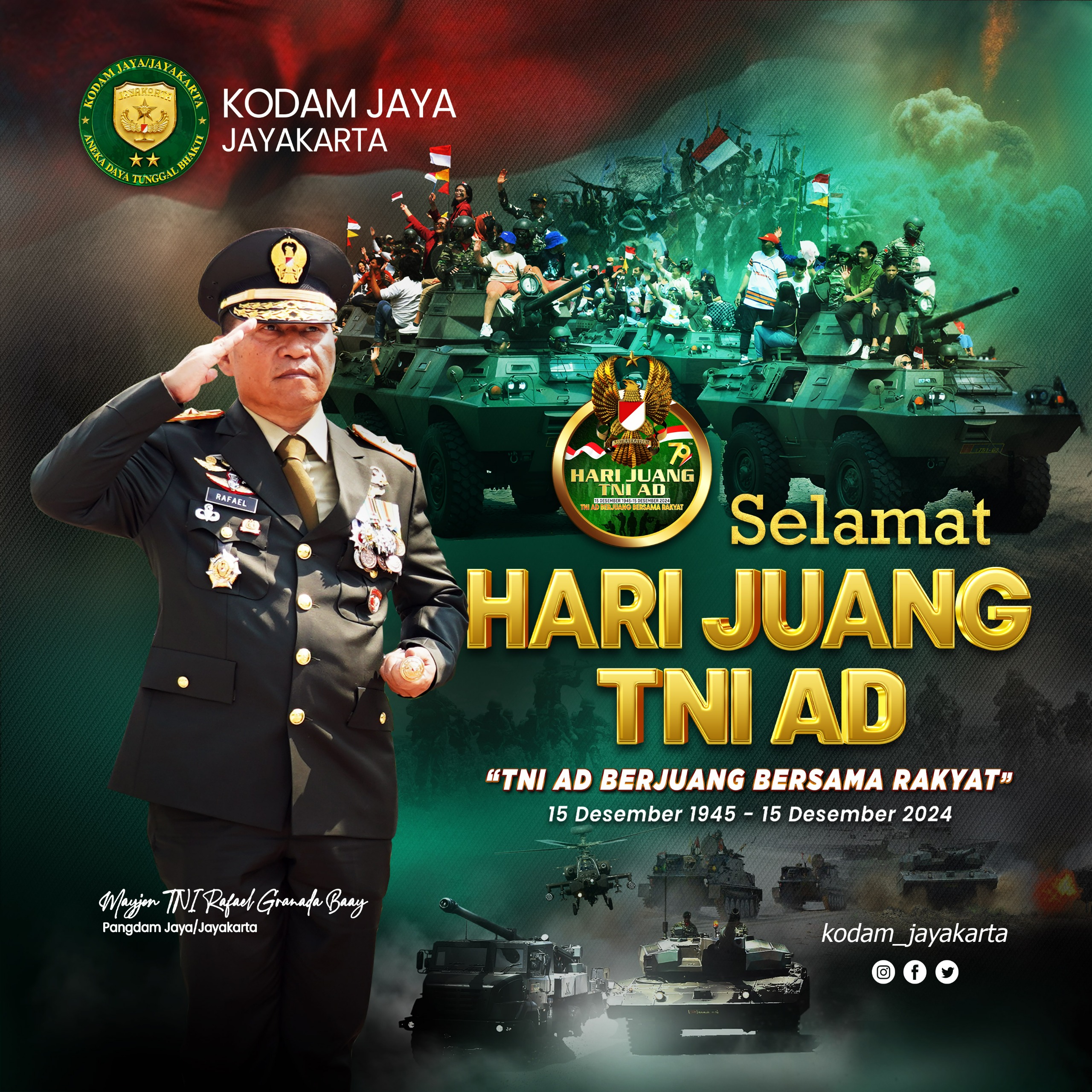 Selamat Hari Juang TNI AD