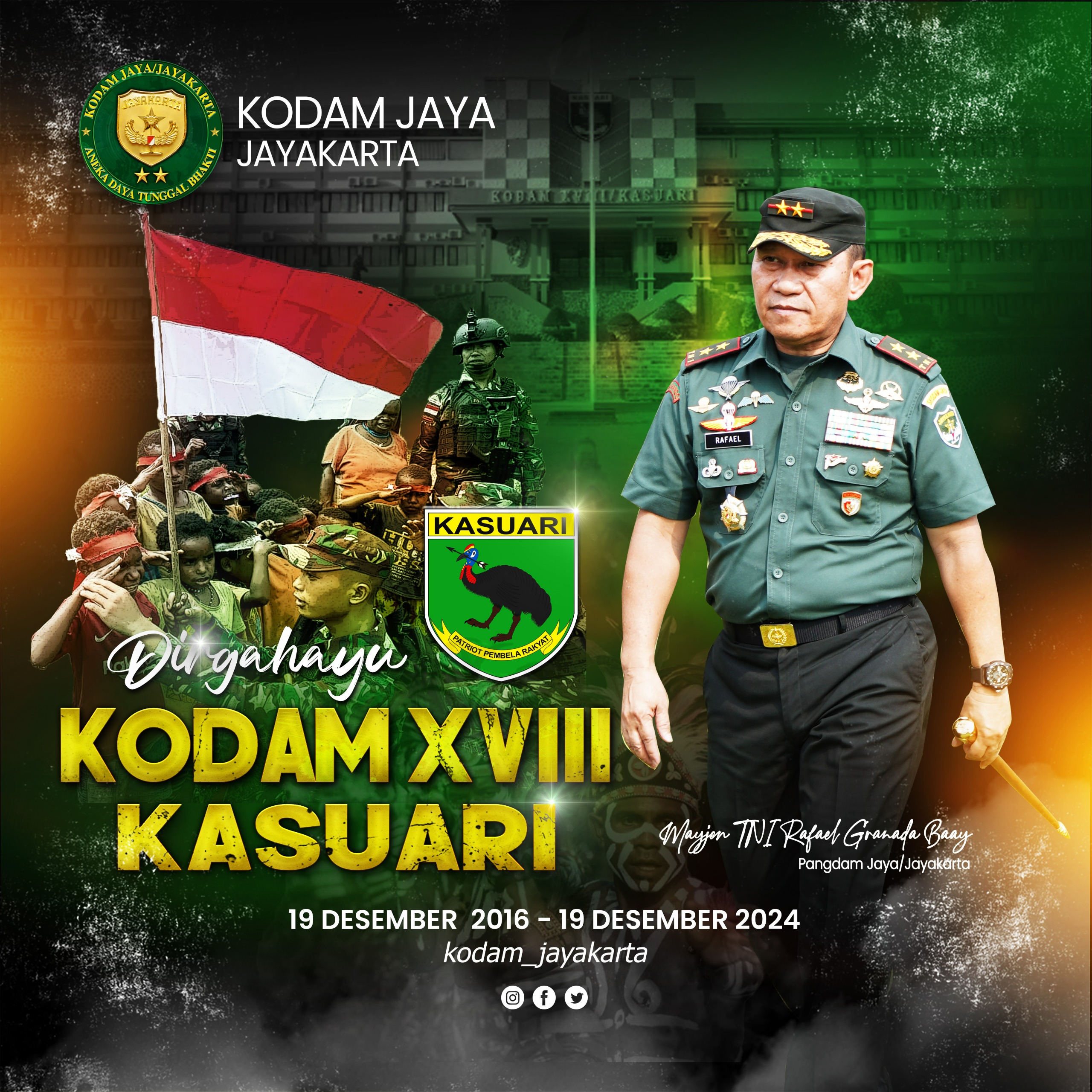 Dirgahayu Kodam XVIII/Kasuari
