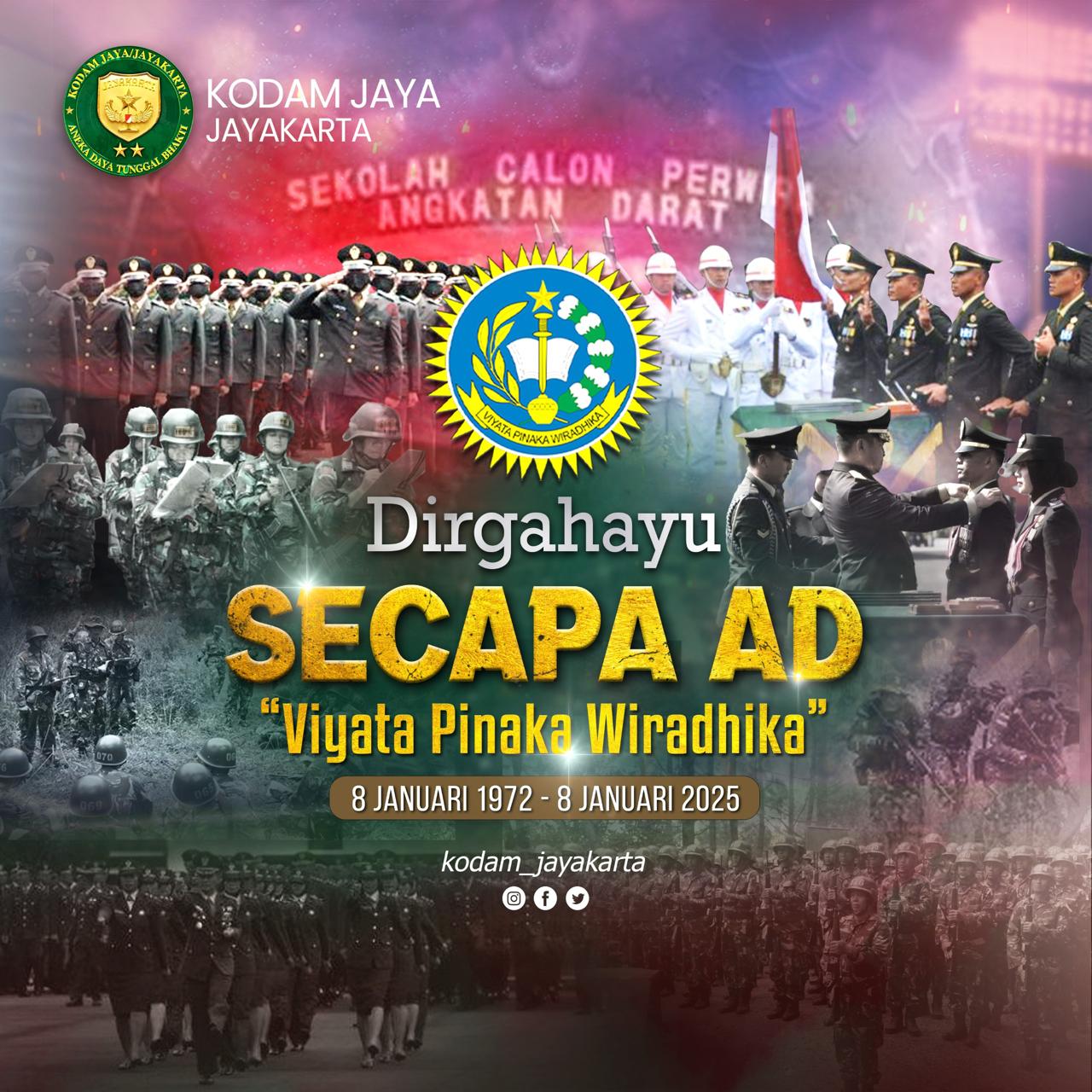Dirgahayu Secapa Angkatan Darat