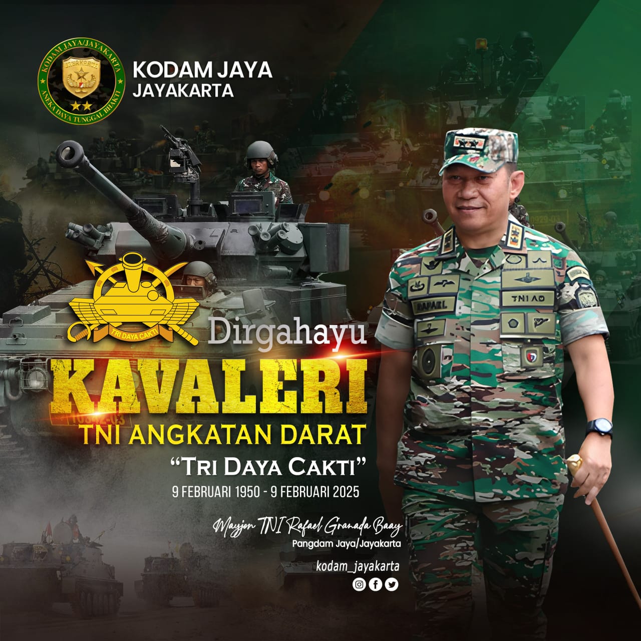 Dirgahayu Kavaleri TNI Angkatan Darat Tahun 2025