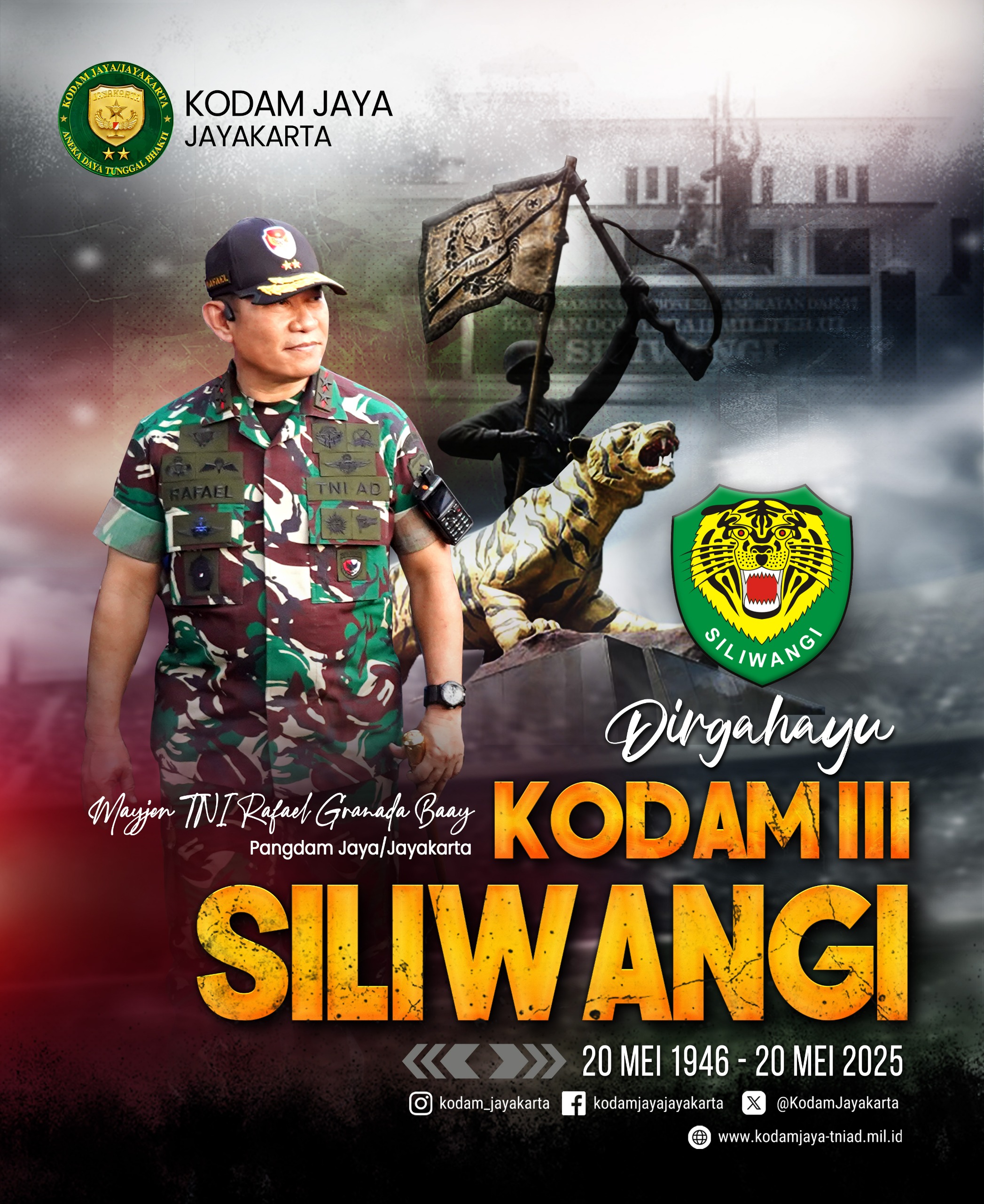 Dirgahayu ke-79 Kodam III/Siliwangi