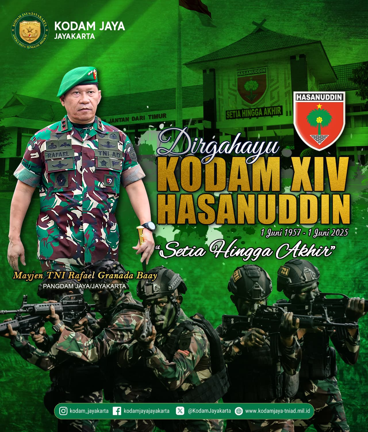 Dirgahayu Kodam XIV/Hasannudin