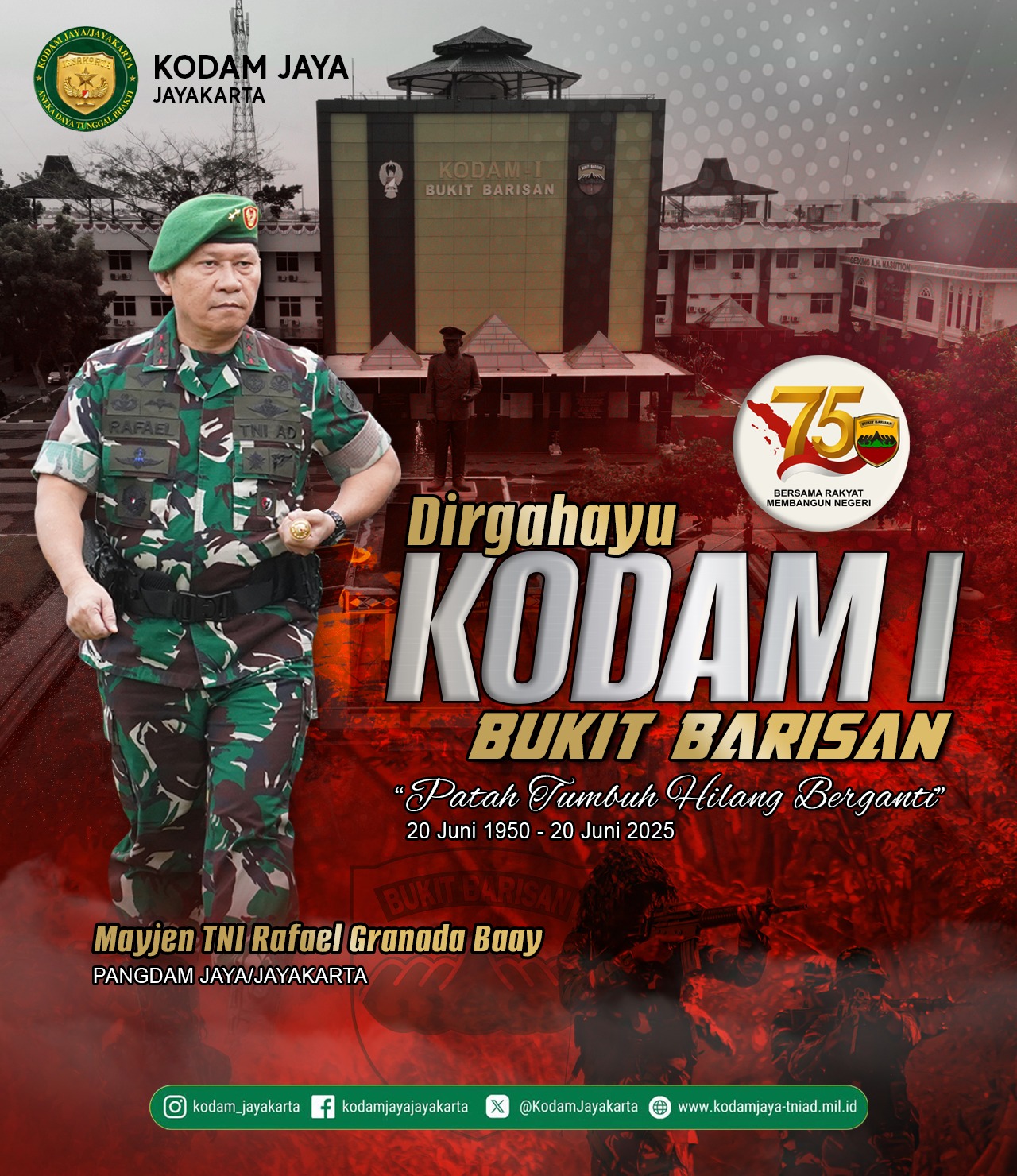 Dirgahayu Kodam I/Bukit Barisan