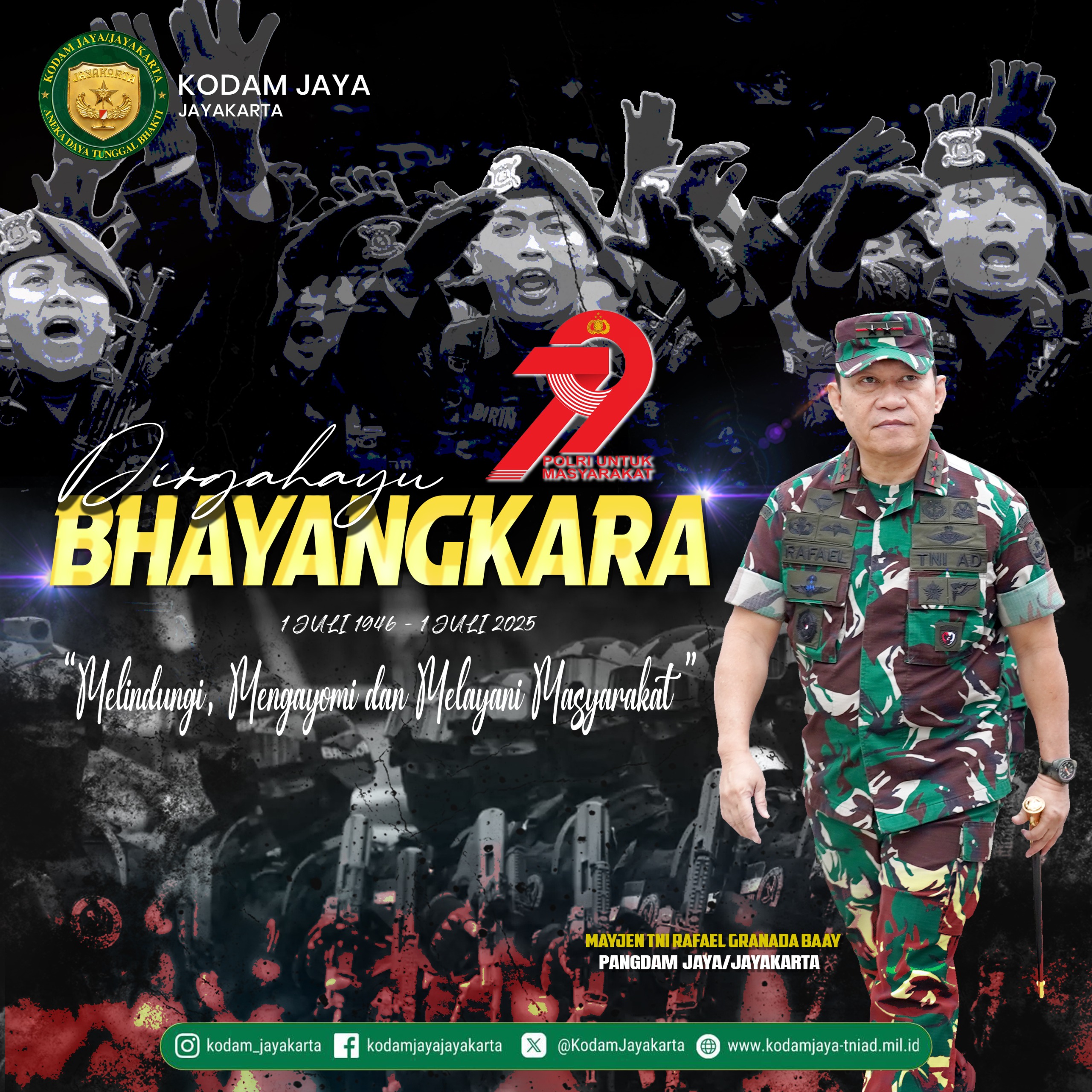 Dirgahayu ke-79 Bhayangkara