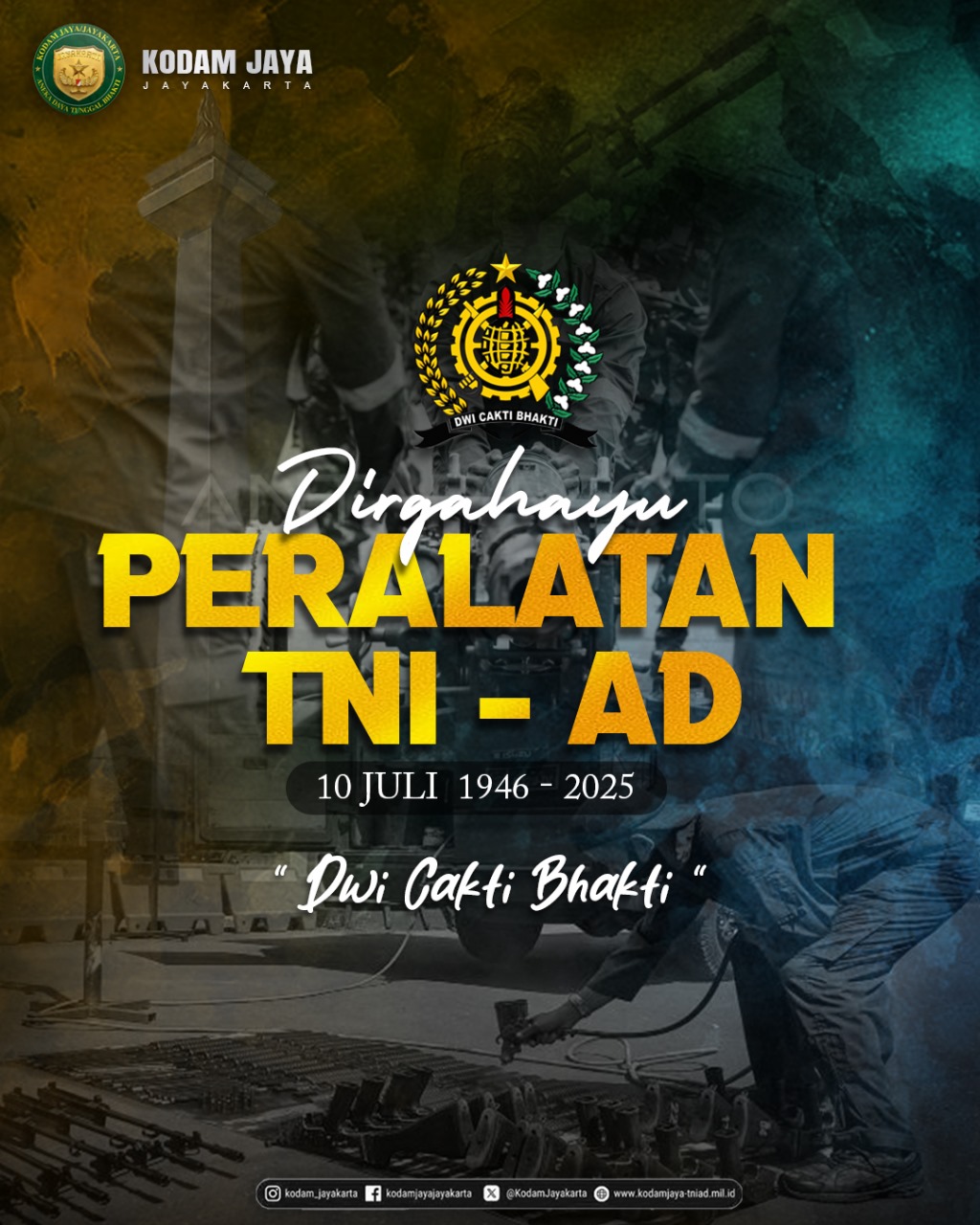 Dirgahayu Peralatan TNI Angkatan Darat