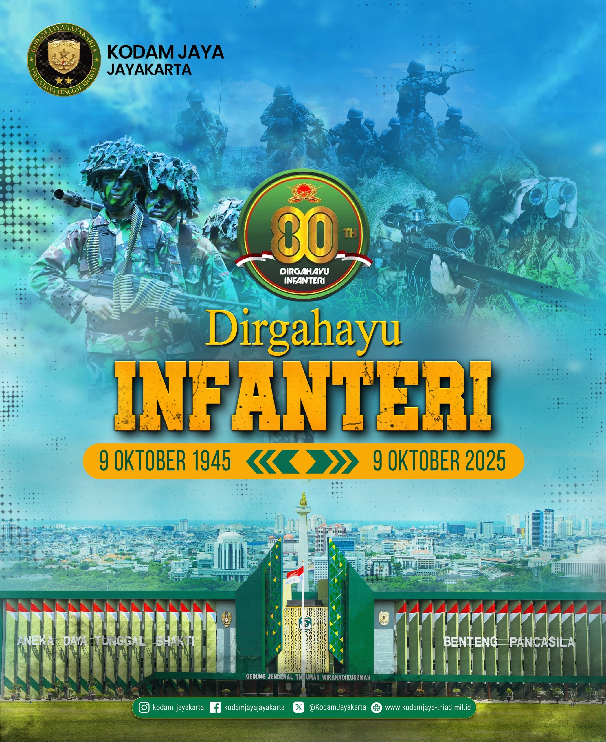 Dirgahayu Korps Infanteri -Yudha Wastu Pramuka-
