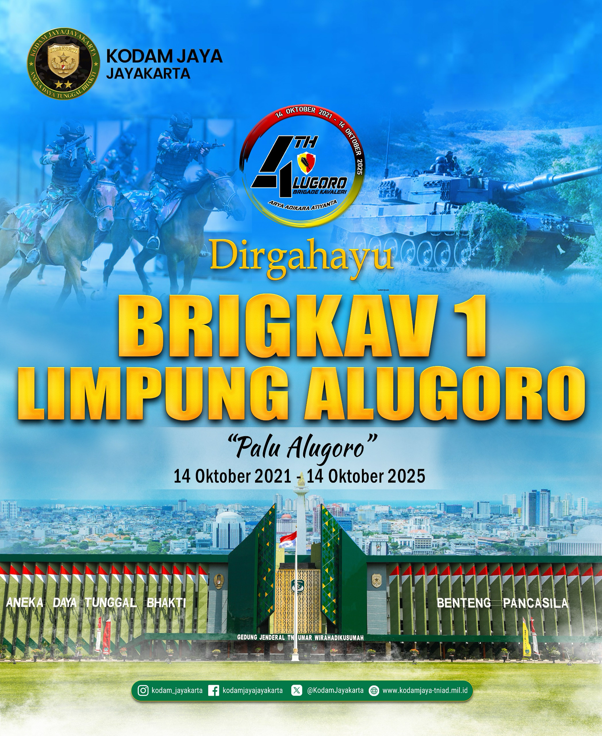 Dirgahayu Brigkav 1/Limpung Alugoro 14 Oktober 2025