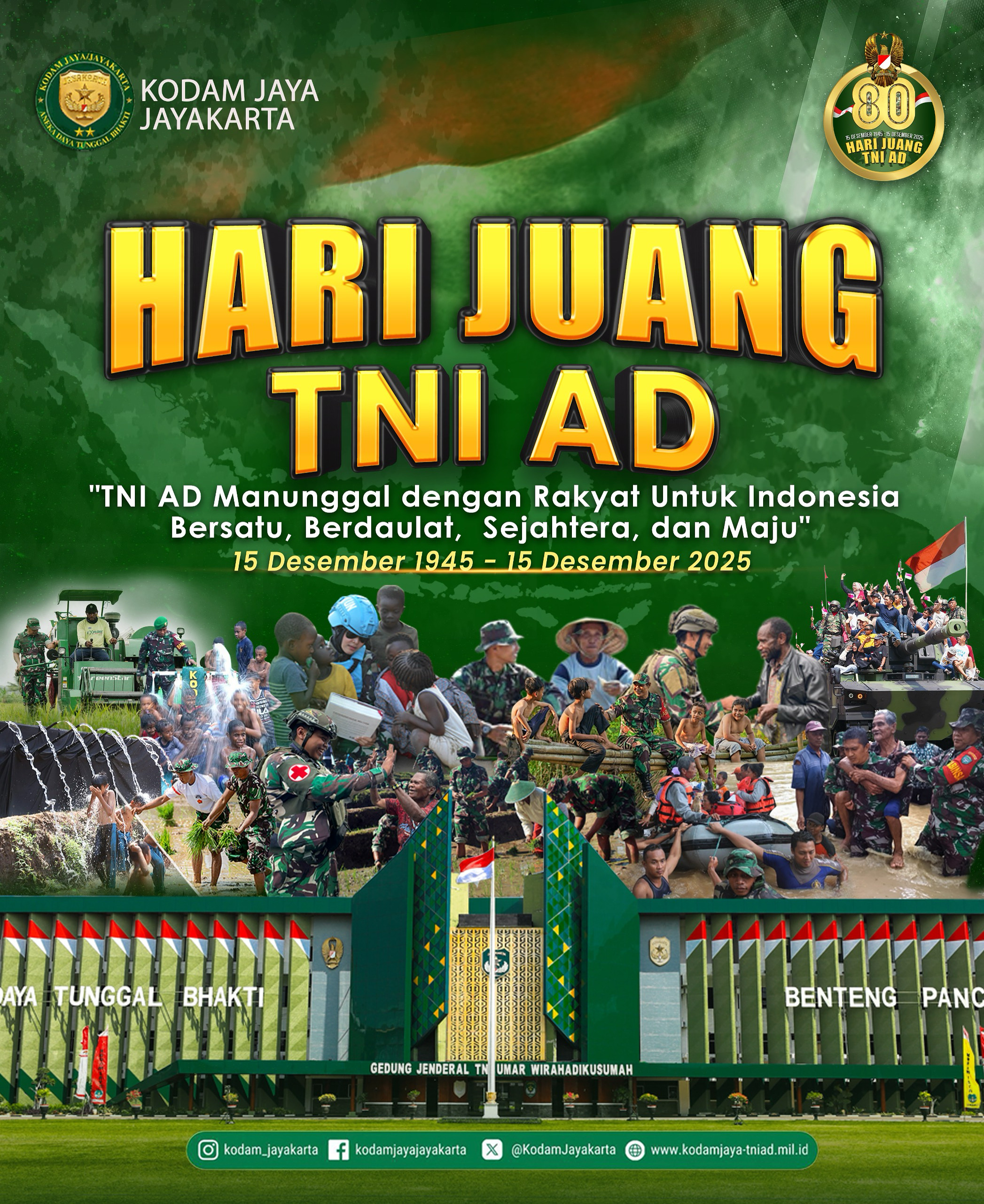 Selamat Hari Juang TNI Angkatan Darat