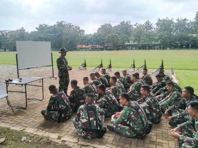 Yonif Mekanis 201/JY Gelar Latihan Menembak Senjata Ringan