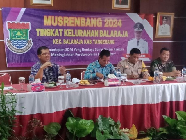Babinsa Peltu Roni P, Hadiri Musrenbang Tingkat Kelurahan 2023