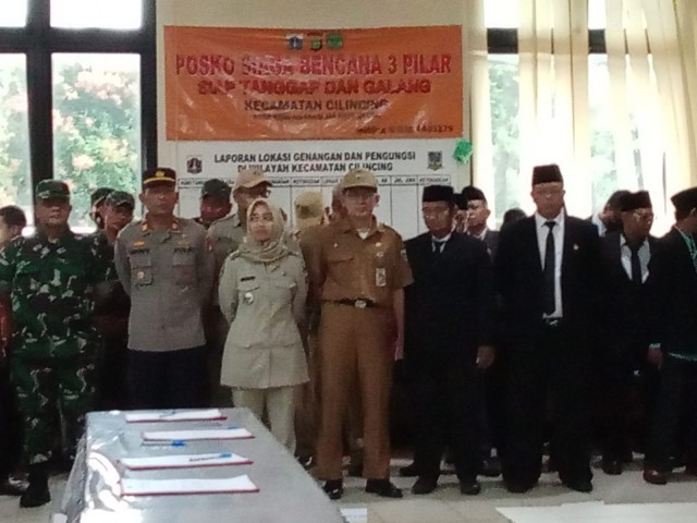 Danramil- 05/Cilincing Menghadiri Pelantikan Serta Apel Serentak PANTARLIH