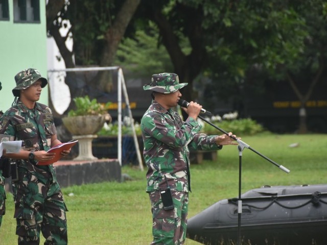 Yonif Mekanis 201/JY Laksanakan Apel Kesiap Siagaan Penanggulangan Bencana Alam