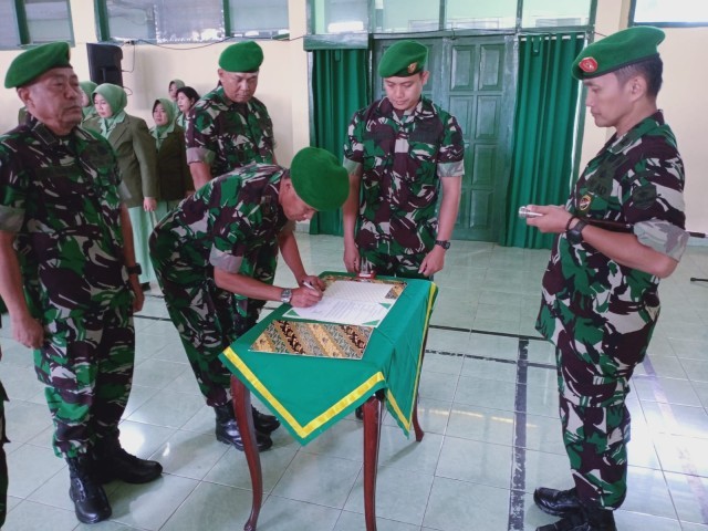 Dandim 0504/Jakarta Selatan Lantik Danramil Dan Perwira Staf