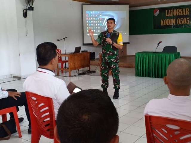 Kodim 0505/JT Gelar Latorsar Intelter, Tingkatkan Deni dan Ceni