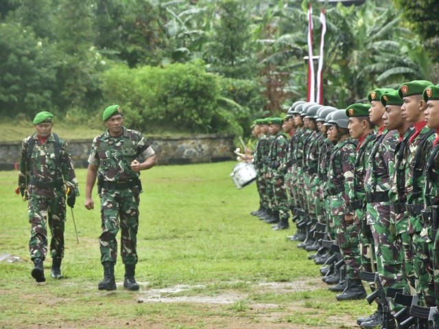 Komandan Rindam Jaya Resmi Buka Pendidikan Kejuruan Bintara Infanteri Abit Dikmaba TNI AD TA. 2022