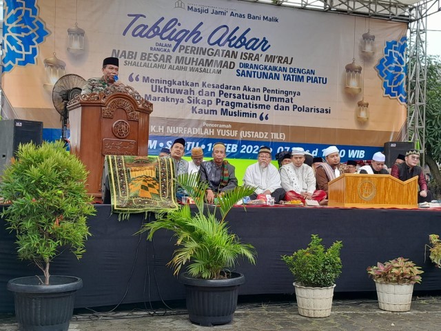Danramil 04/Ciledug Hadiri Tabligh Akbar di Pondok Bahar
