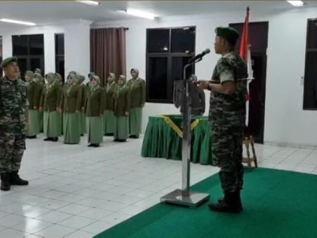 Dandim 0507/Bekasi Pimpin Sertijab Danramil 03/Teluk Pucung