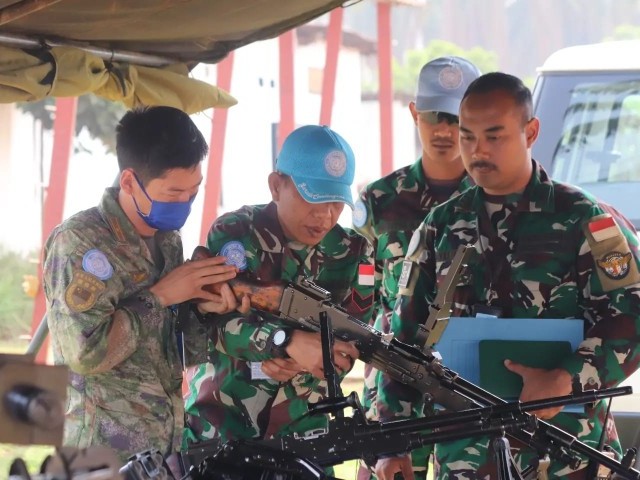 Satgas Kizi TNI Konga XX-S MONUSCO Berhasi dapat Apresiasi dan Lulus Inspeksi COE Terakhir