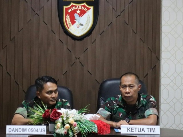 Dandim 0504/Jakarta Selatan Terima Kunjungan Tim Wasrik Itdam Jaya