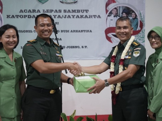 Lepas Sambut Katopdam Jaya Dilaksanakan Dengan Sederhana
