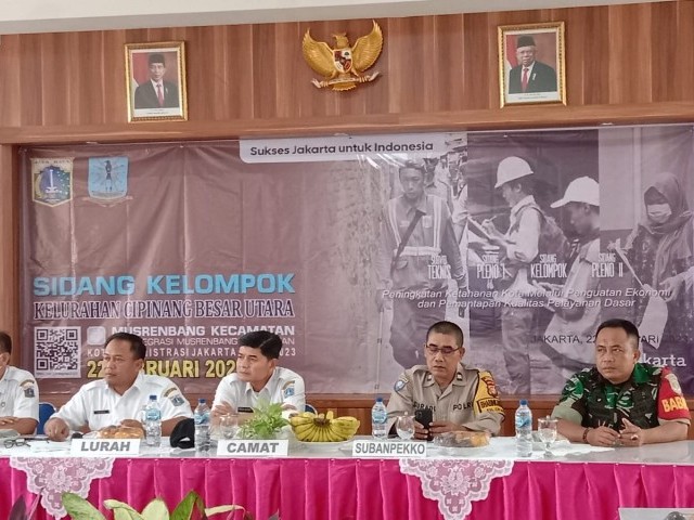 Babinsa Koramil 01/Jatinegara Hadiri Pra Musrenbang Tingkat Kelurahan CBU