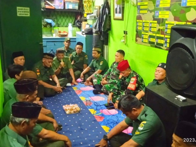 Pesan Moral Danramil 03/GP Kapten Inf Sriyanto Dalam Tasyakuran HUT Mitra Jaya 337 Jatipulo