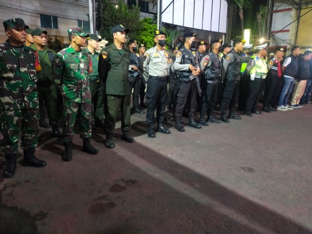 Personil Koramil 01/Tamansari Ikuti Apel dan Patroli Cipkon Skala Besar