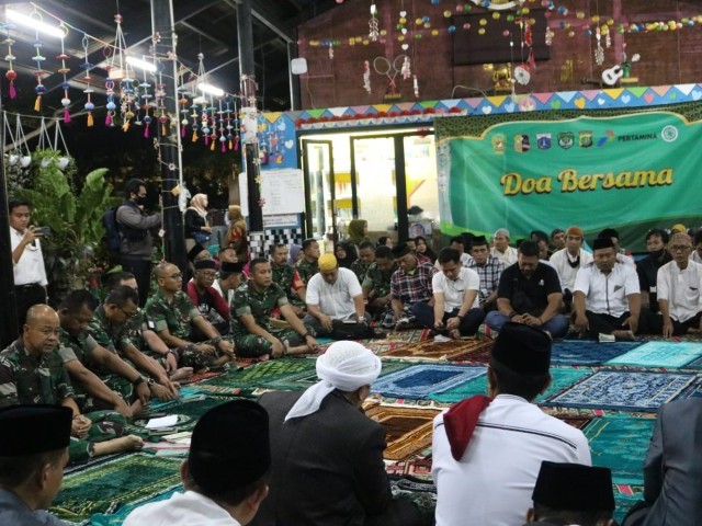 Doa Bersama Untuk Para Korban Kebakaran Depo TBBM Pertamina Plumpang Jakut