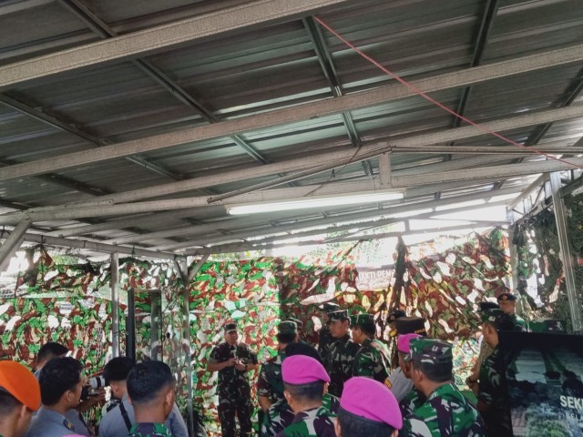 Dandim 0502/JU Laksanakan Paparan Terkait Perkembangan Situasi Depo Pertamina Plumpang Di Hadapan Panglima TNI
