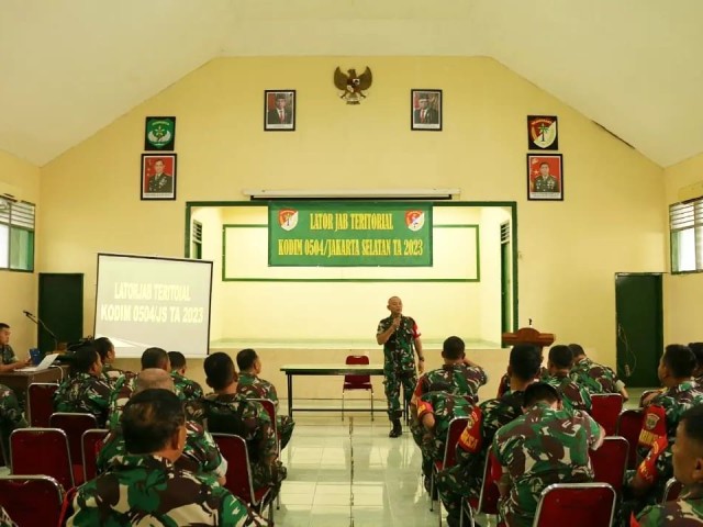 Tingkatkan Profesionalisme, Kodim 0504/Jakarta Selatan Gelar Latihan Perorangan Jabatan