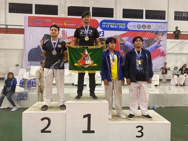 Atlet Taekwondo Tajimalela kembali Torehkan Medali Emas dalam Ajang Kejuaraan Piala Mentri Pariwisata Dan Ekonomi Kreatif (Menparekraf) Milenia cup 4