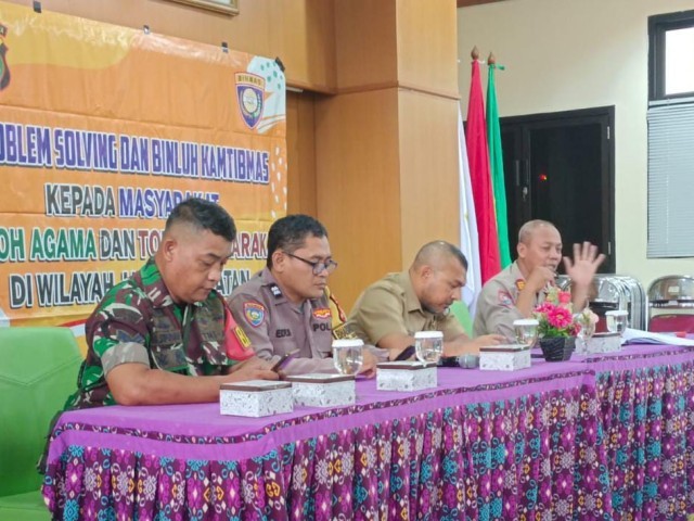 Melalui Program Problem Solving, Tiga Pilar Kelurahan Kebon Baru Himbau Warga Jaga Kerukunan