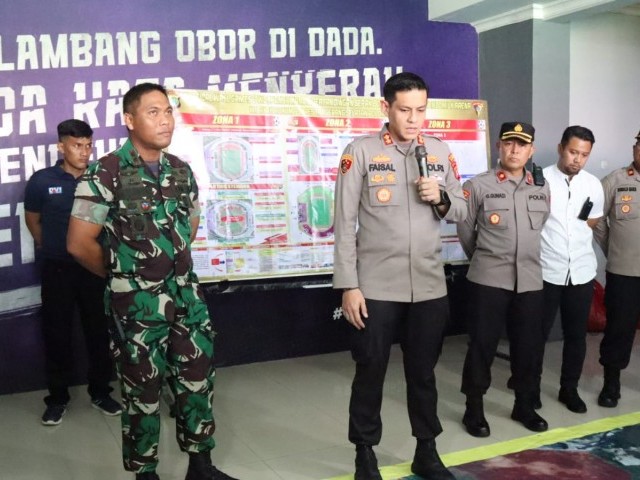 Dandim 0510/Tigaraksa Bersama Kapolres Tangsel Gelar TFG Kesiapan Pengamanan Pertandingan Liga I